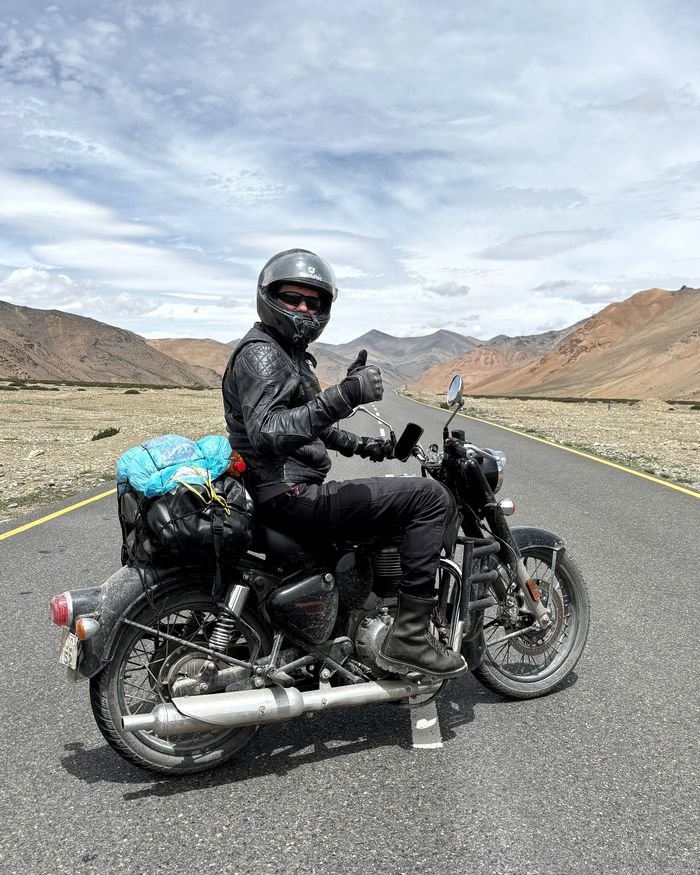 In moto sulle strade del Ladakh